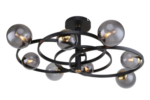 Люстра на штанге Freya Curl FR5238CL-08B изображение в интернет-магазине Cramer Light фото 2