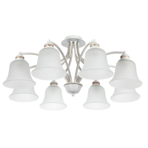 Потолочная люстра ARTE Lamp A2713PL-8WG изображение в интернет-магазине Cramer Light
