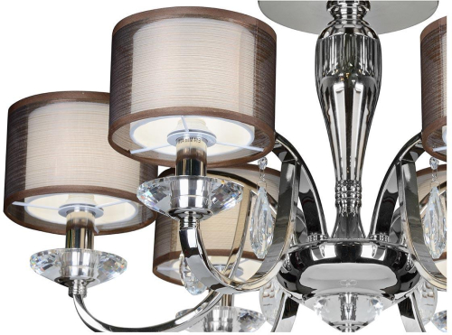 Потолочная люстра iLamp Sofia 88210/6 CR изображение в интернет-магазине Cramer Light фото 2