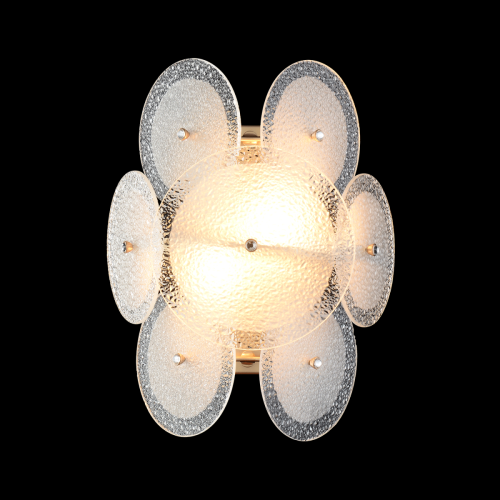 Настенный светильник Crystal Lux DANDELION AP2 GOLD изображение в интернет-магазине Cramer Light фото 4