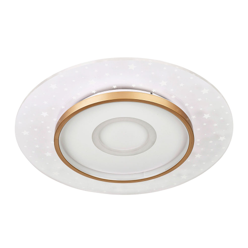Потолочный светильник LED4U L1027-500 WH-GD изображение в интернет-магазине Cramer Light