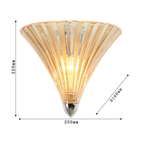 Настенный светильник Favourite Iris 1697-1W изображение в интернет-магазине Cramer Light фото 4