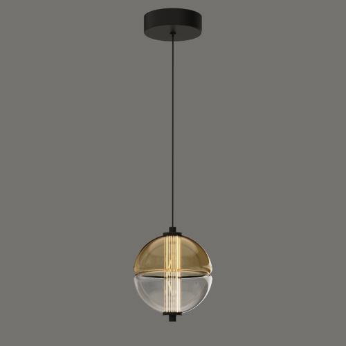 Подвесной светильник Delight Collection MD24022079-1A black/amber изображение в интернет-магазине Cramer Light фото 2