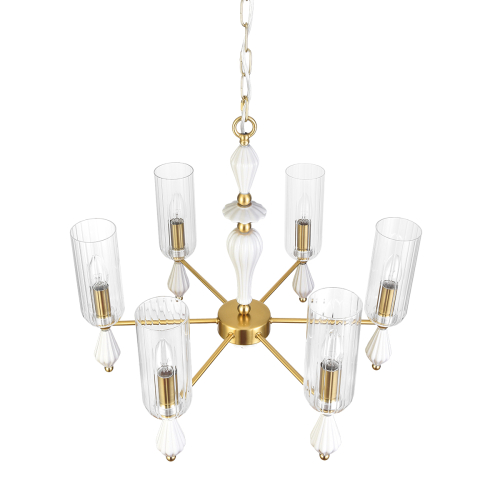 Подвесная люстра Lumion Neoclassi Galana 8428/6 изображение в интернет-магазине Cramer Light фото 6