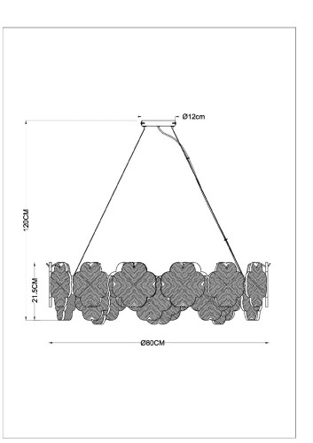 Подвесная люстра Arte Lamp Mallika A4077SP-10GO изображение в интернет-магазине Cramer Light фото 6