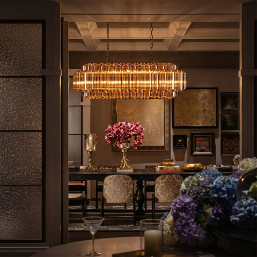 Подвесная люстра Loft IT Celebration 10579/1000R Amber изображение в интернет-магазине Cramer Light фото 7