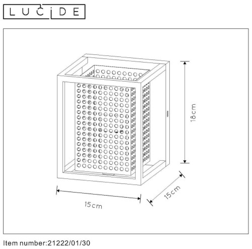 Настенный светильник Lucide SANSA 21222/01/30 изображение в интернет-магазине Cramer Light фото 5