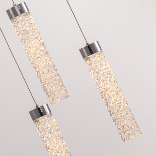 Подвесной светильник Delight Collection MD24030028-5A chrome/clear изображение в интернет-магазине Cramer Light фото 3