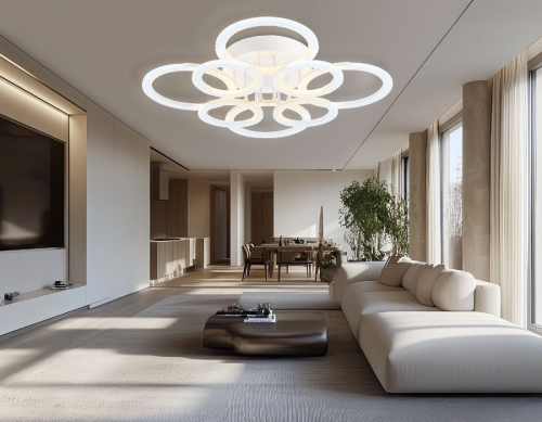 Потолочная люстра Ambrella Light Original Acrylica FA8945 изображение в интернет-магазине Cramer Light фото 6