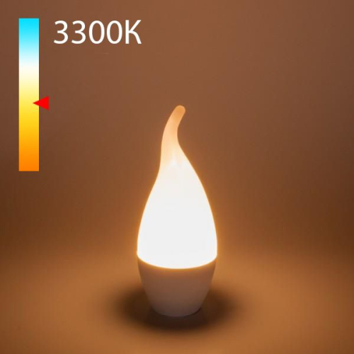 Лампа светодиодная Elektrostandard E14 8W 3300K матовая 4690389152276 изображение в интернет-магазине Cramer Light фото 2