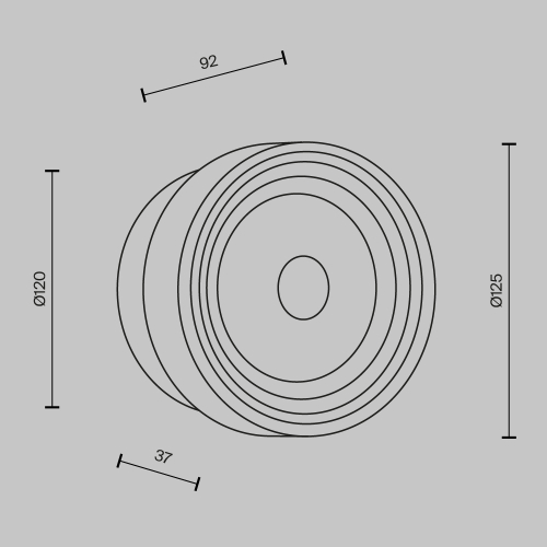 Настенный светильник Maytoni Olo MOD493WL-L6PTK2 изображение в интернет-магазине Cramer Light фото 4