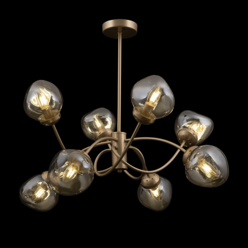 Люстра на штанге Freya Volani FR8017PL-08MG изображение в интернет-магазине Cramer Light фото 5