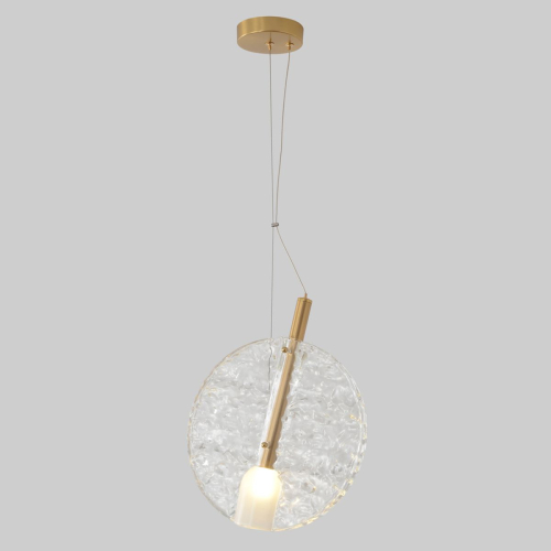 Подвесной светильник Crystal Lux FROZEN SP1 BRASS изображение в интернет-магазине Cramer Light