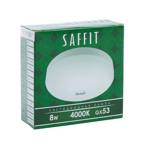Лампа светодиодная Saffit SBGX5308 GX53 8W 4000K 55186 изображение в интернет-магазине Cramer Light фото 2