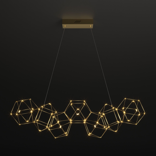 Подвесная люстра Eurosvet Uma 90168/7 медь a061145 изображение в интернет-магазине Cramer Light фото 2