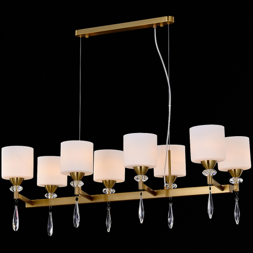 Подвесная люстра Illumico IL5182-8LLS-29 BRASS KELTIC изображение в интернет-магазине Cramer Light