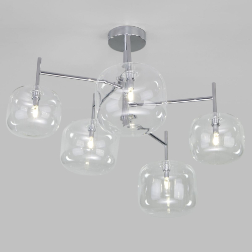 Потолочная люстра Eurosvet Jar 70128/5 хром изображение в интернет-магазине Cramer Light фото 5
