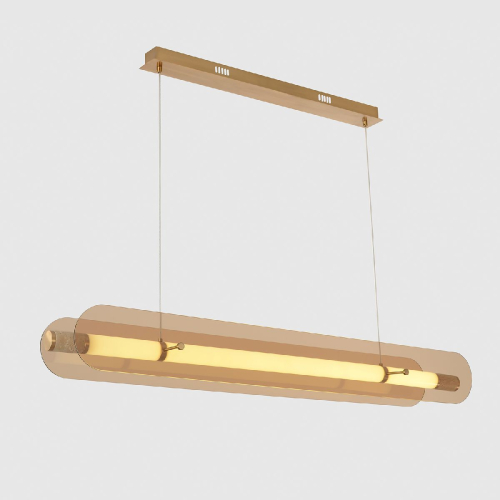 Подвесной светильник Crystal Lux AMARILLO SP70W LED BRASS изображение в интернет-магазине Cramer Light