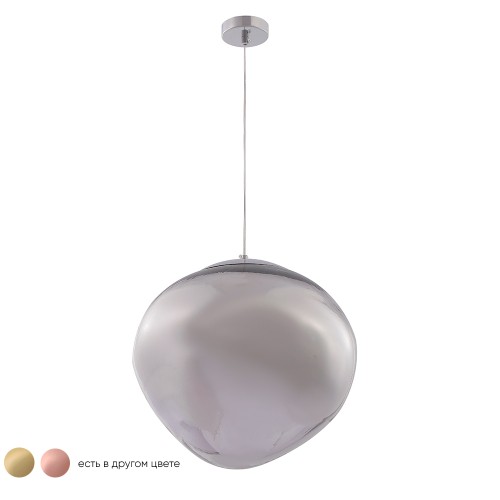 Подвесной светильник Crystal Lux MALAGA SP1 D360 CHROME изображение в интернет-магазине Cramer Light фото 2