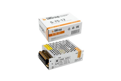 Блок питания SWG S-75-12 000298 изображение в интернет-магазине Cramer Light