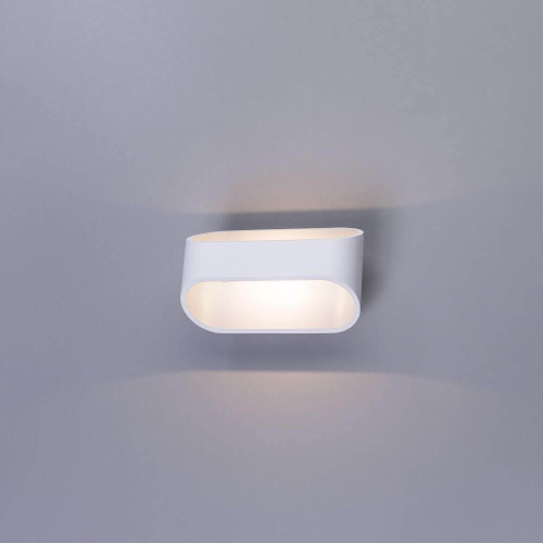 Настенный светодиодный светильник Arte Lamp Maniglia A1428AP-1WH изображение в интернет-магазине Cramer Light фото 2