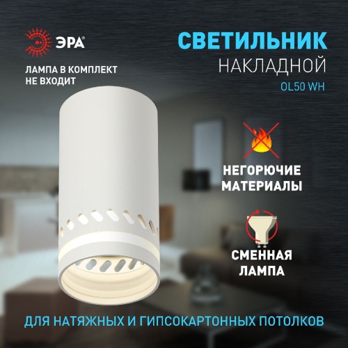 Накладной светильник Эра OL50 WH Б0059802 изображение в интернет-магазине Cramer Light фото 8