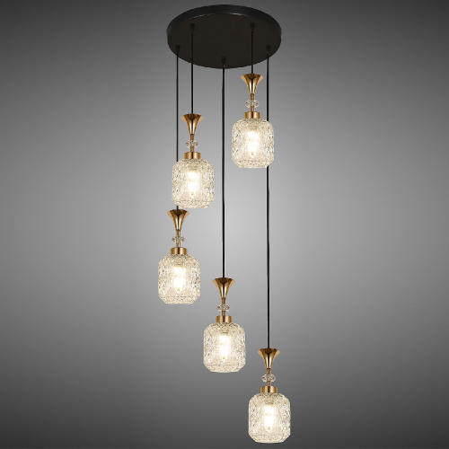 Подвесная люстра Reluce 02003-0.9-05 WH изображение в интернет-магазине Cramer Light фото 3