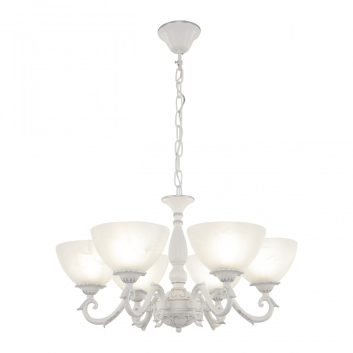 Подвесная люстра Arte Milano 340518/6 WT+SL изображение в интернет-магазине Cramer Light