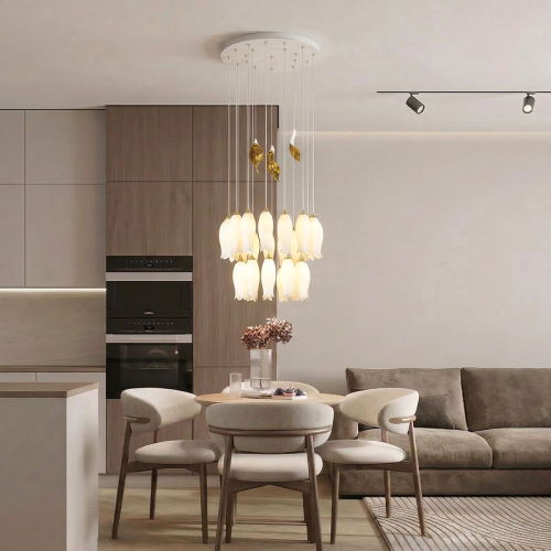 Подвесная люстра Modelux ML.8868.30 WH изображение в интернет-магазине Cramer Light фото 2