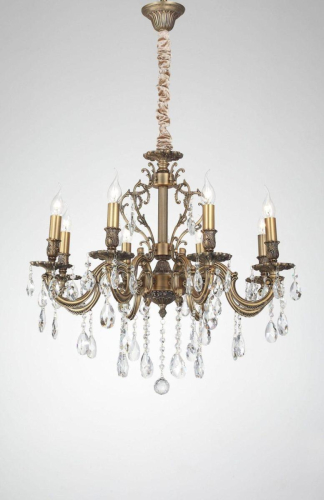 Подвесная люстра Lucia Tucci Barletta 1730.8 Antique изображение в интернет-магазине Cramer Light