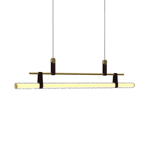 Подвесной светильник Delight Collection 8501P/L brass/clear изображение в интернет-магазине Cramer Light