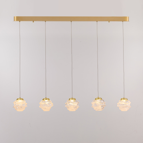 Подвесной светильник Delight Collection MD25030003-5B gold/clear изображение в интернет-магазине Cramer Light фото 2