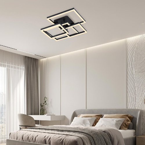 Потолочная люстра LED4U L11015-4 BK изображение в интернет-магазине Cramer Light фото 3