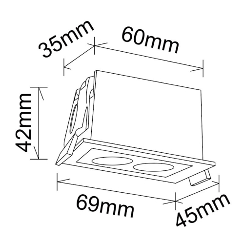 Встраиваемый светильник Mantra Blau 9129 изображение в интернет-магазине Cramer Light фото 2