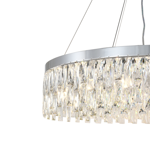 Подвесная люстра Indigo Anna 12029/18P Chrome V000498 изображение в интернет-магазине Cramer Light фото 3