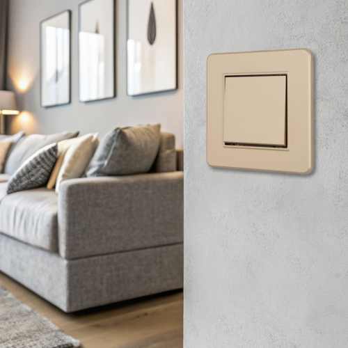 Выключатель одноклавишный Arte Milano SET16-1-30-1 shampan дополнительное фото фото 3