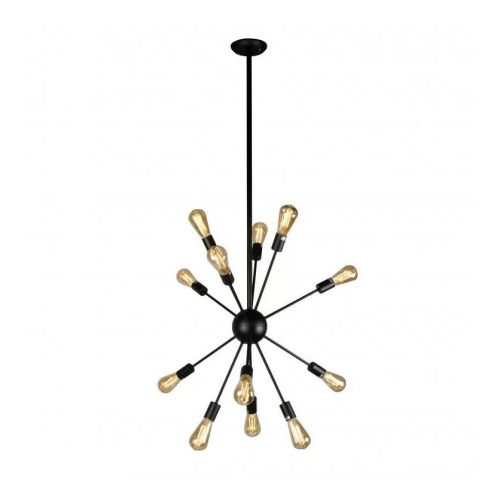 Подвесная люстра iLamp Twins Loft209-12B изображение в интернет-магазине Cramer Light фото 2
