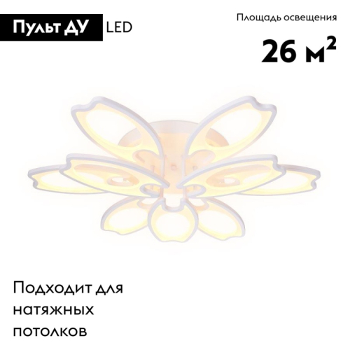 Потолочная светодиодная люстра Ambrella Light Acrylica Original FA579 изображение в интернет-магазине Cramer Light фото 2
