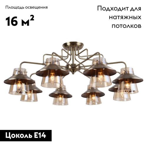 Потолочная люстра Lussole Lgo Cochise LSP-8079 изображение в интернет-магазине Cramer Light фото 2