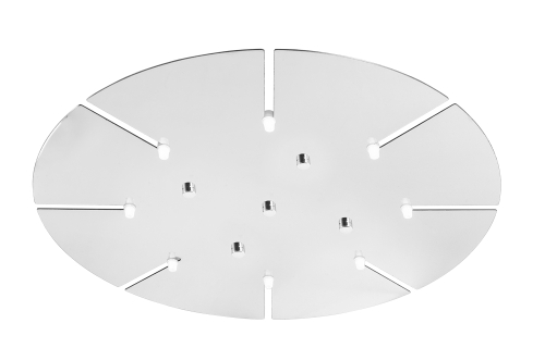 Потолочная база Crystal Lux D600-8 CHROME изображение в интернет-магазине Cramer Light