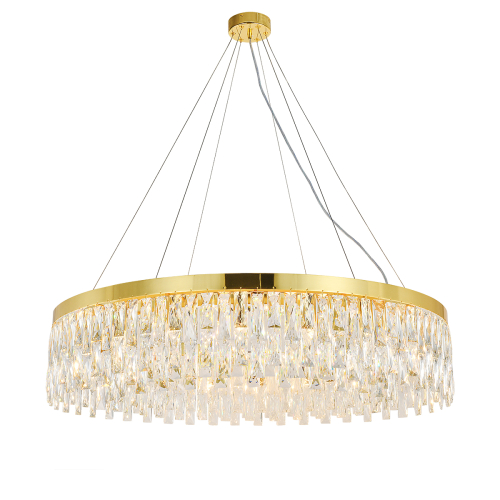 Подвесная люстра Indigo Anna 12029/18P Gold V000496 изображение в интернет-магазине Cramer Light