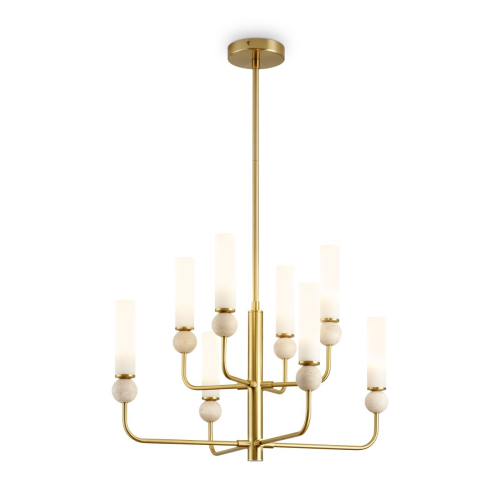 Люстра на штанге Freya Sunspot FR5482CL-08BS изображение в интернет-магазине Cramer Light