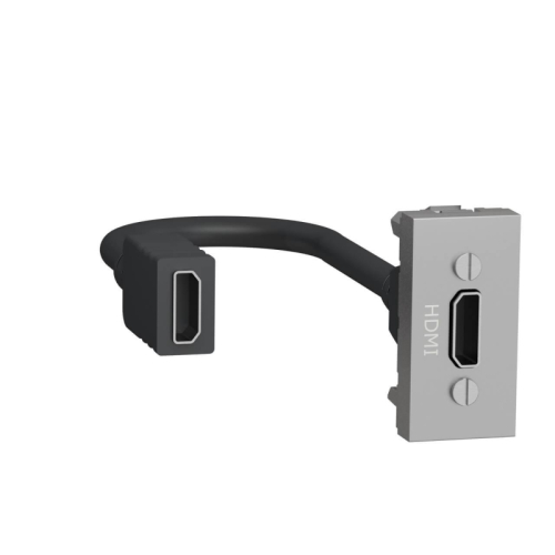 Розетка компьютерная HDMI Schneider Electric Unica New Modular NU343030 дополнительное фото