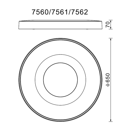 Потолочный светильник Mantra Coin 7560 изображение в интернет-магазине Cramer Light фото 3