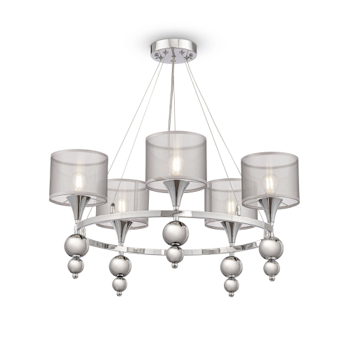 Подвесная люстра Freya Lauren FR5093PL-05CH изображение в интернет-магазине Cramer Light фото 2