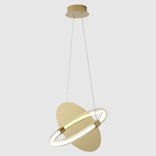 Подвесной светильник Crystal Lux NEBULA SP22W LED GOLD изображение в интернет-магазине Cramer Light фото 3