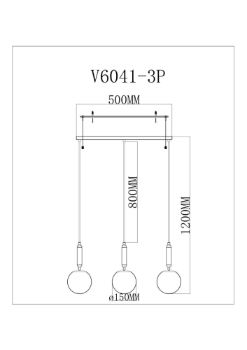 Подвесной светильник Moderli Scrumbel V11566-3P изображение в интернет-магазине Cramer Light фото 3