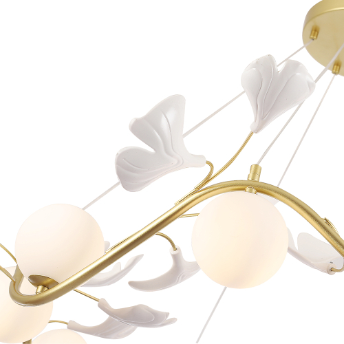 Подвесная люстра Crystal Lux COLIBRI SP10 GOLD изображение в интернет-магазине Cramer Light фото 5