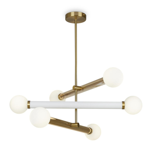 Люстра на штанге Freya Cross FR5381PL-06G изображение в интернет-магазине Cramer Light фото 2