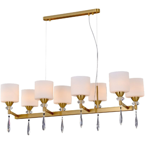 Подвесная люстра Illumico IL5182-8LLS-29 BRASS KELTIC изображение в интернет-магазине Cramer Light фото 2